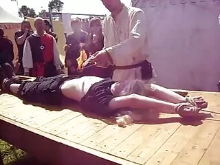 화이트 우리는 항 블루 아마추어 여자 동안 마사지에 의해 마사지 전문가